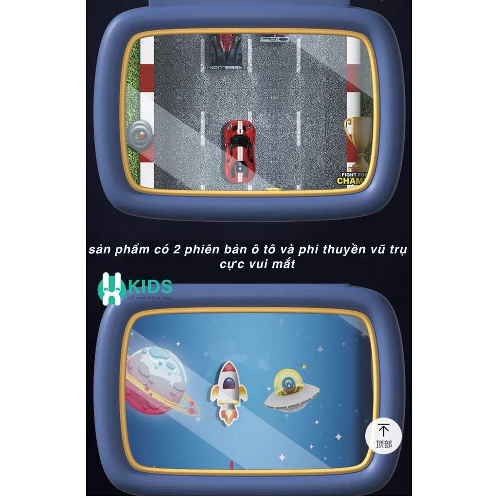 Đồ chơi đua xe ô tô mô phỏng như thật có vô lăng điều khiển kèm hiệu ứng âm thanh với nhiều cấp độ chơi cho bé