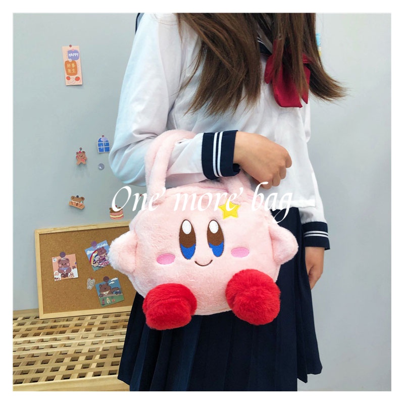 Túi Đựng Mỹ Phẩm Cầm Tay Một Vai Bằng Vải Len Mềm Mại Đáng Yêu Phong Cách Nhật Bản Cho Nữ Phiên Bản Han