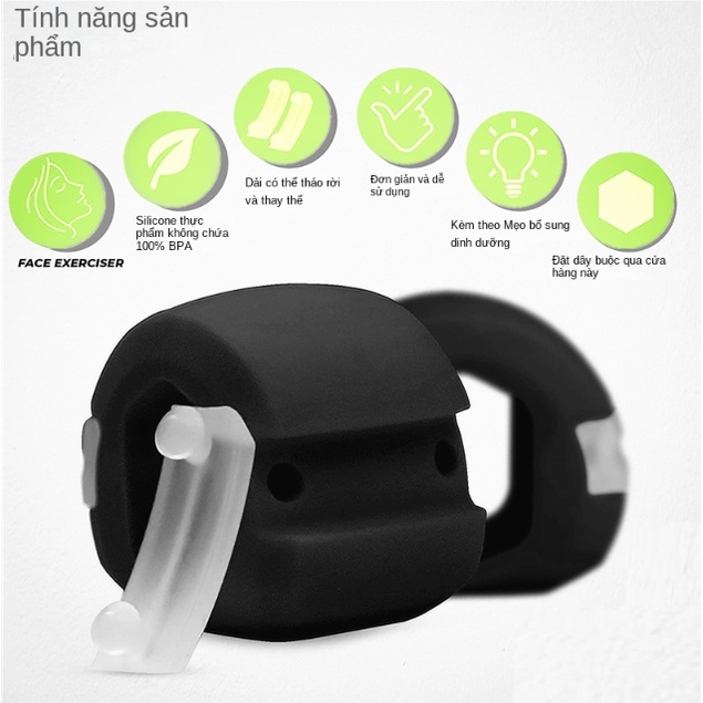 Dụng cụ tập cơ hàm săn chắc điều -Dụng cụ giảm mỡ mặt-tạo hình nam tính- Viên tập cơ hàm và cơ mặt chỉnh khuôn mặt tiện