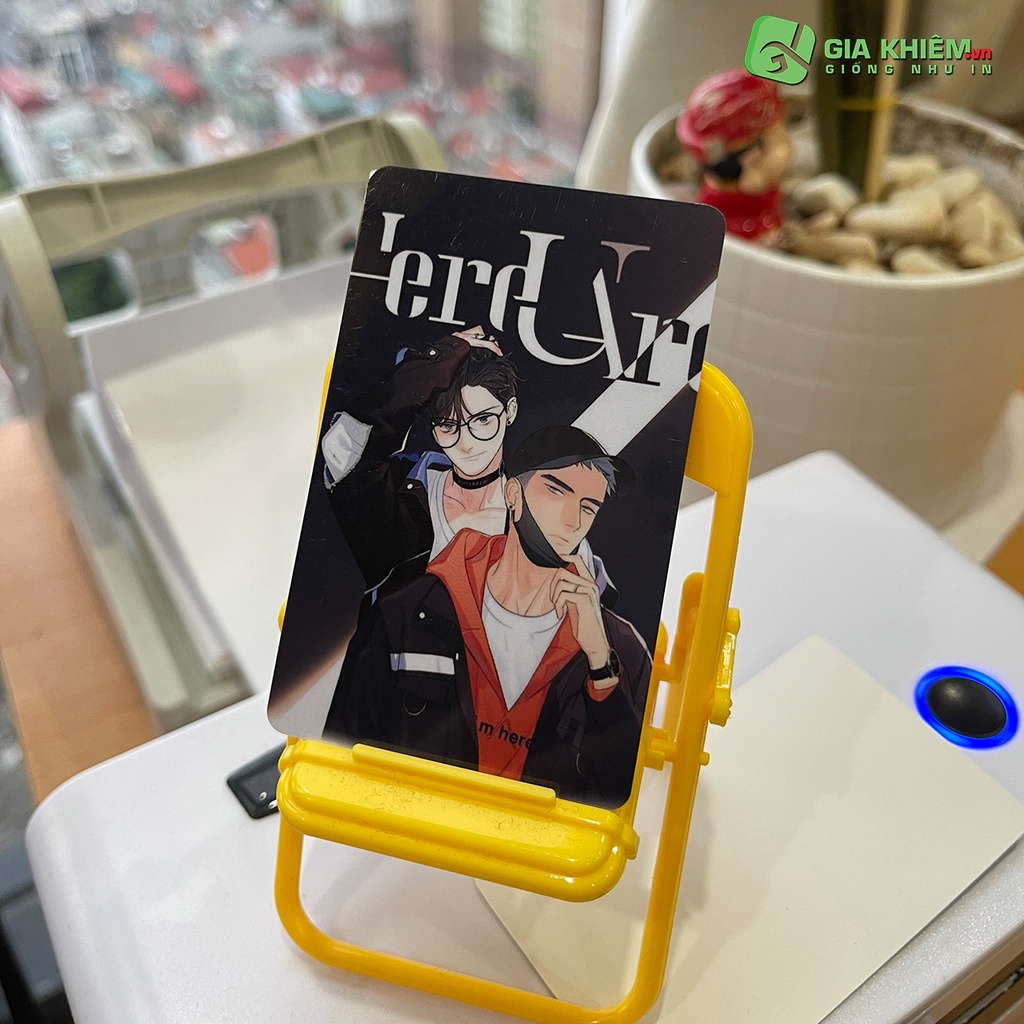 In Card Bơi theo yêu cầu card bo góc Nhựa PVC size 8.6x5.4cm