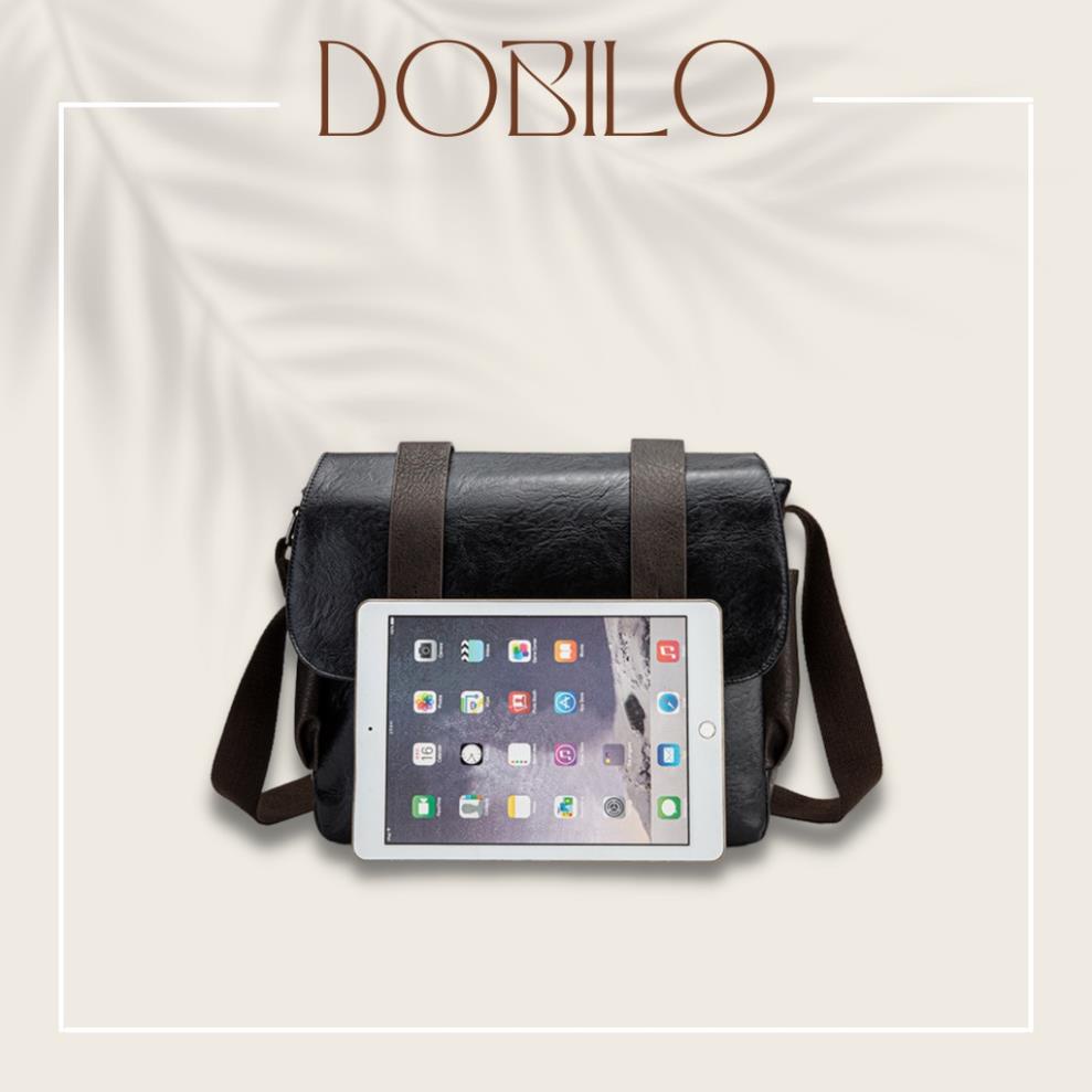 Túi Đeo Chéo Da Nam Nữ Thời Trang DOBILO - Da Pu Chống Nước BG47