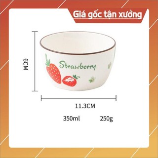 Giá Siêu Rẻ  Bát ăn cơm hình hoa quả