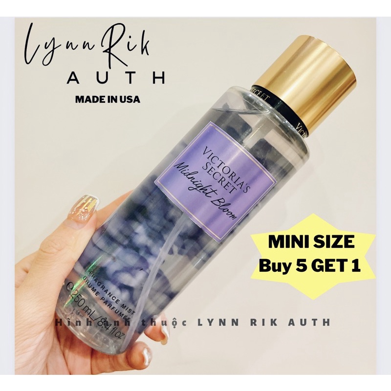 Auth_MIDNIGHT BLOOM - Xịt Thơm Body Mist Victoia’s Secret