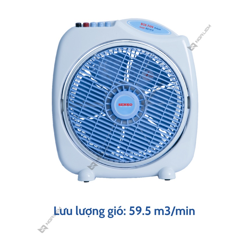 Quạt Bàn Đảo 4 Tấc BD1410 Senko