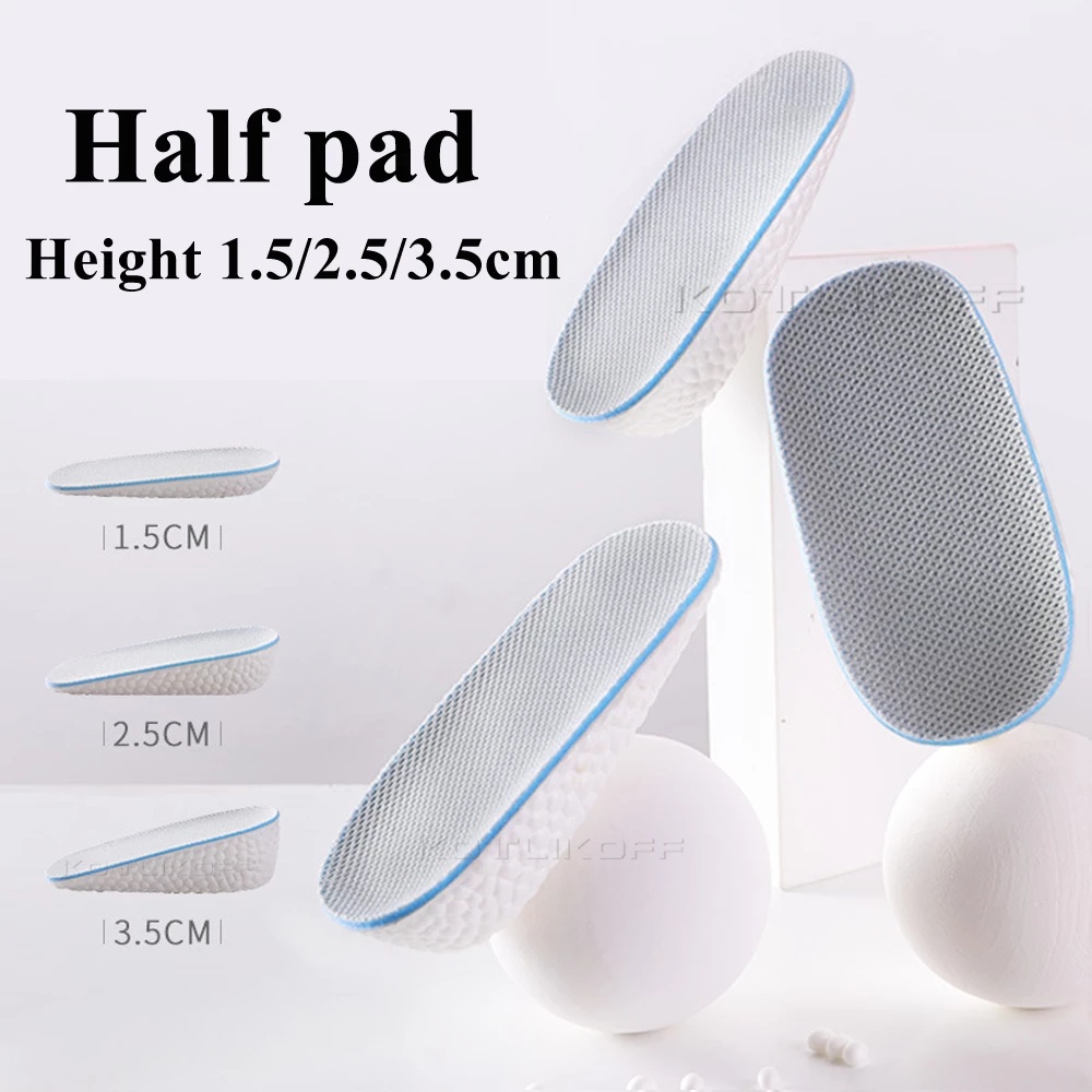 Miếng lót giày cao gót bằng EVA mềm thoáng khí thấm hút mồ hôi khử mùi cho nam và nữ 1.5/2.5/3.5Cm tùy chọn