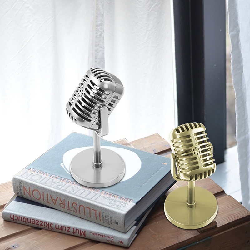Giá Đỡ Micro Giả Phong Cách Cổ Điển Dùng Chụp Ảnh