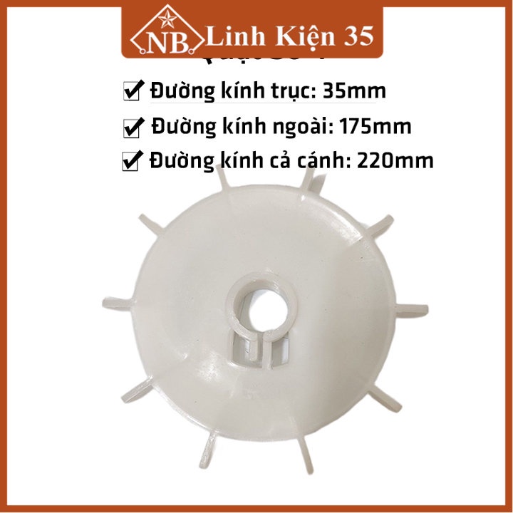 Cánh quạt làm mát động cơ nhiều kích thước siêu bền, siêu rẻ
