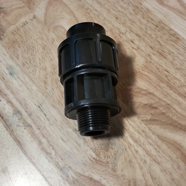 Măng sông ren ngoài ống 25 HDPE