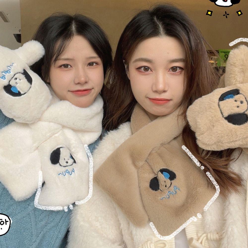 Khăn Choàng Cổ Dày Dặn Chống Gió Co Giãn Thời Trang Thu Đông Cho Nữ