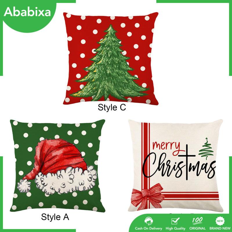 Vỏ Bọc Gối Phong Cách Giáng Sinh Độc Đáo Trang Trí Nhà Cửa / Studio