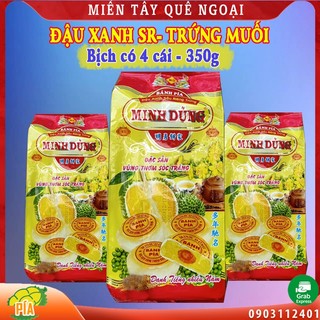 Bánh pía minh dũng - đặc sản sóc trăng - miền tây quê ngoại - túi 350g có 4 cái đóng gói riêng.