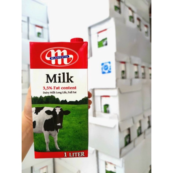 Sữa Tươi nhập khẩu Mlekovito 1L - Date T8/24