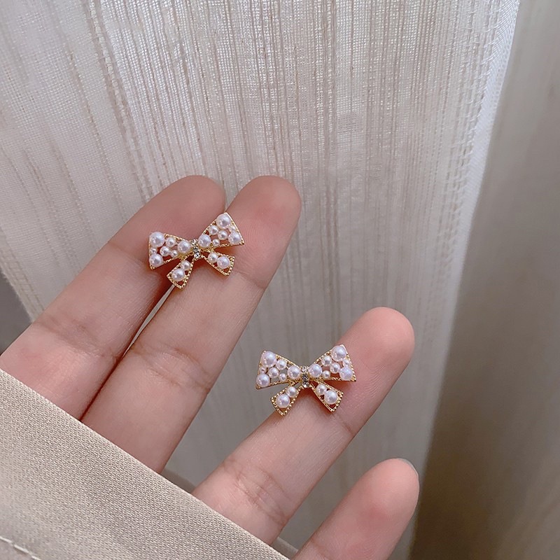 Khuyên tai bông tai nữ mạ vàng ulzzang hàn quốc siêu xinh