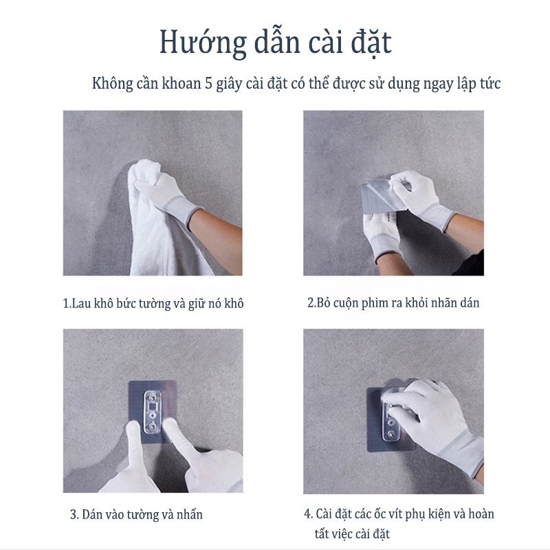 GuanChuang Sticker Dán Tường Không Cần Khoan Không Đục Lỗ Trang Trí Nhà Bếp / Phòng Khách / Phòng Ngủ
