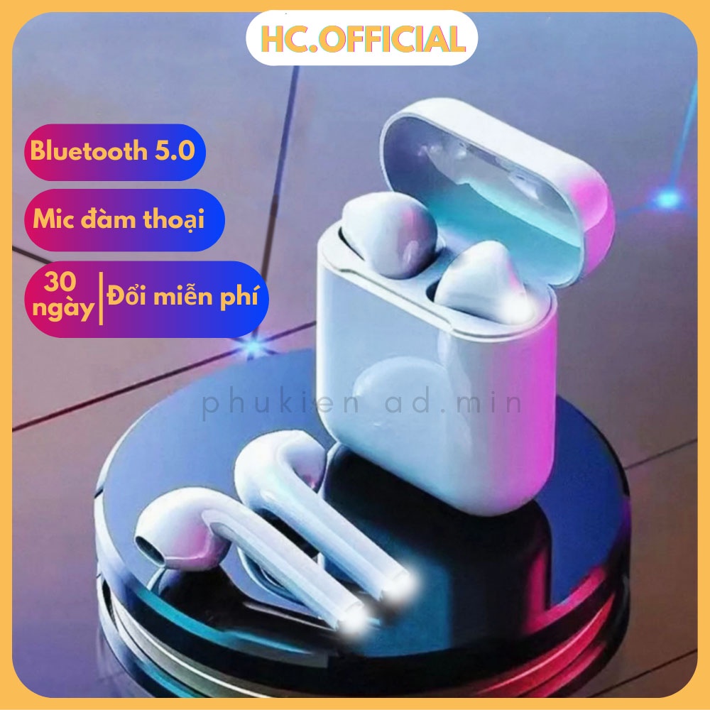 Tai nghe bluetooth l12 TWS 5.0 tai nghe l12 không dây âm thanh chuẩn HIFI chạm cảm ứng có mic dùng cho IOS và Android
