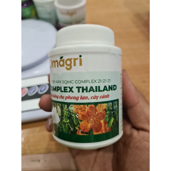 Phân bón hỗn hợp NPK 21-21-21 100gr Dinh dưỡng cân bằng cho Lan, cây cảnh