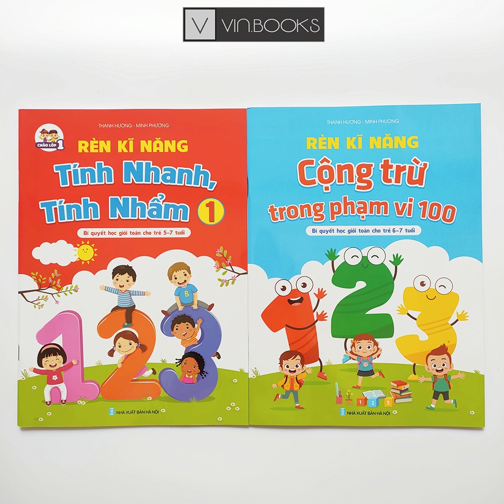 Sách - Rèn Kỹ Năng Tính Nhanh Tính Nhẩm, Cộng Trừ Phạm Vi 100 - Bí Quyết Học Giỏi Cho Trẻ 6-7 Tuổi
