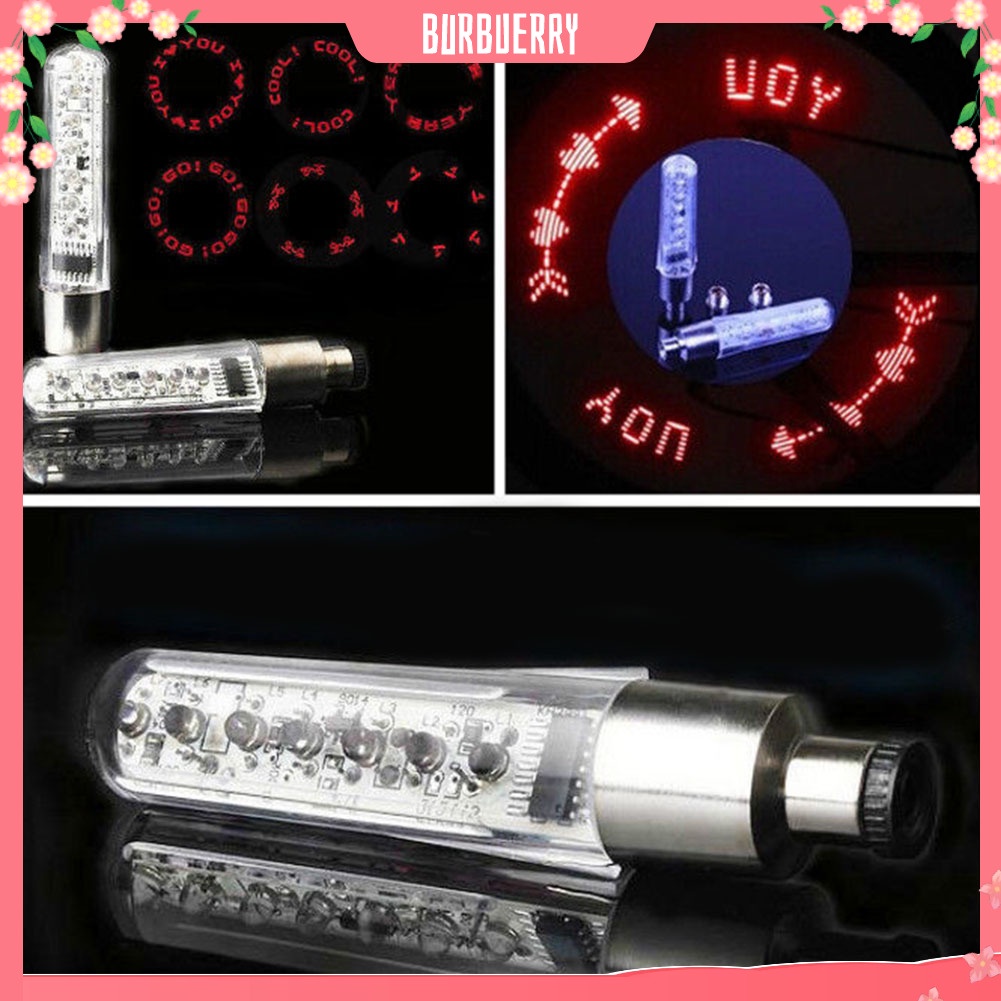 Đèn Led 7 bóng gắn van bánh xe đạp/ xe máy