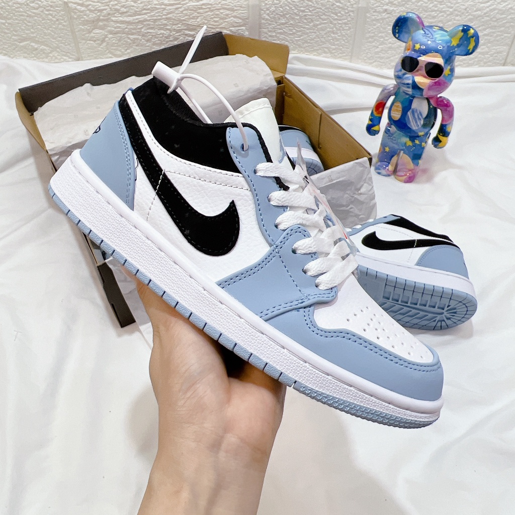 Giày Thể Thao Nam Nữ Ngô Thắng JD Thấp Navy Trắng Xanh