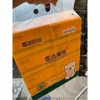 combo 5 bịch giấy ăn rút 8 gói 1 xách
