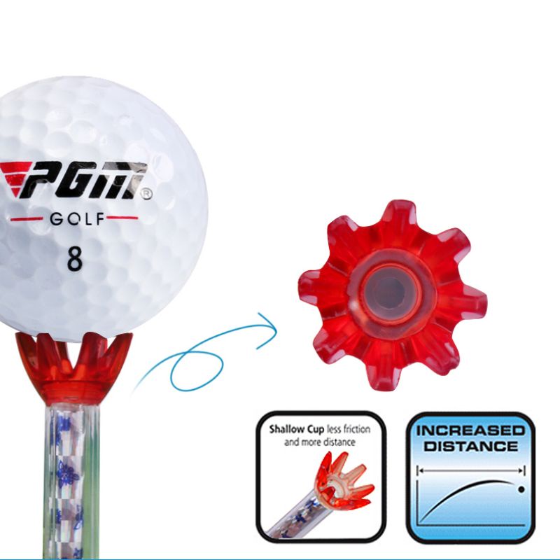 TEE GOLF DÂY- TEE GOLF NHỰA CÓ CHÂN CẮM PHỤ- TEE GOLF PGM