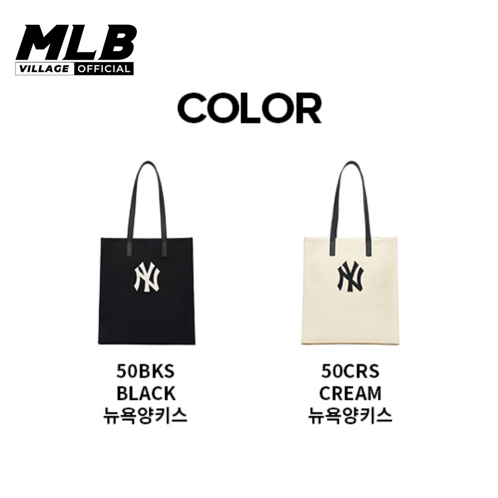 Túi Xách MLB Canvas Tote Bag - Túi tote MLB basic chính hãng 3AORM022N