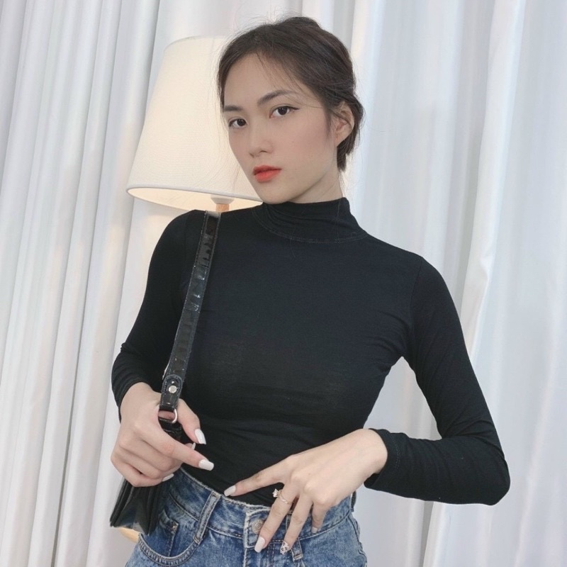 ÁO THUN TAY DÀI CỔ LỌ BIGSIZE 60-95KG