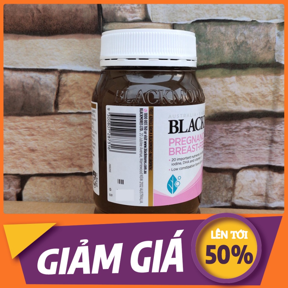 GIÁ SẬP SÀN Viên uống Blackmores Pregnancy & Breast-Feeding Gold 180 viên - Vitamin Dành cho bà bầu và phụ nữ sau sinh G