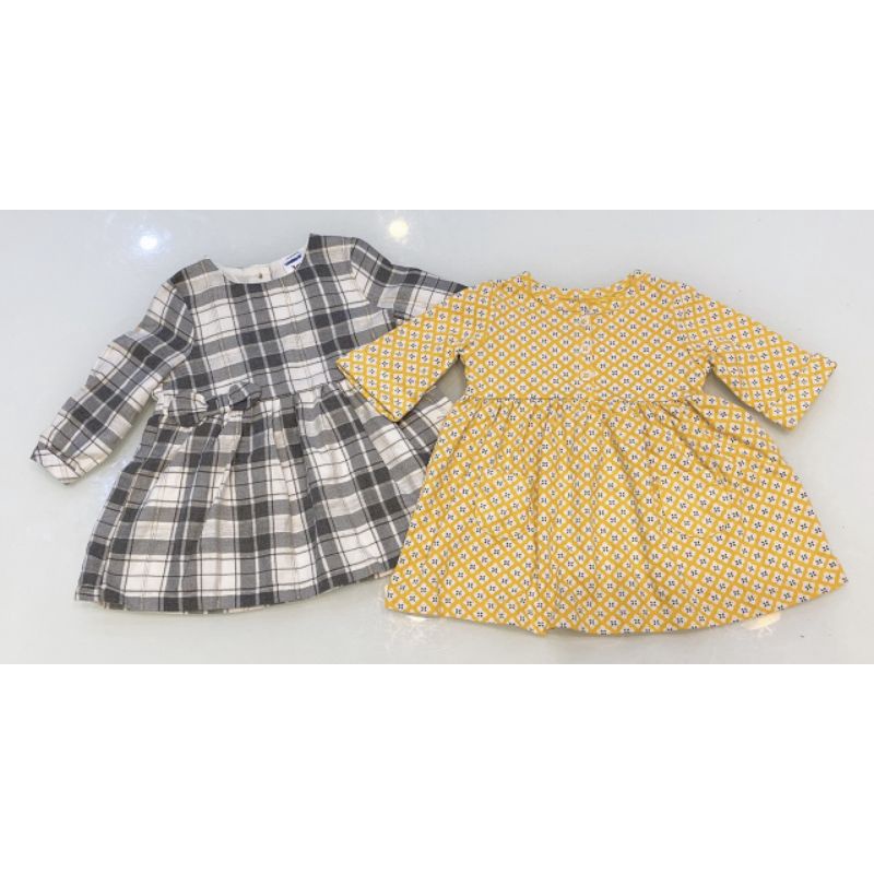 Đầm bé gái hàng xuất sơ sinh đến 12 tháng