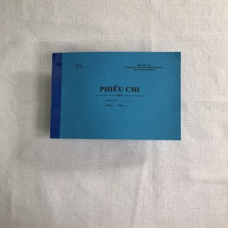 PHIẾU CHI 2 LIÊN NHỎ (12.5*18.5CM)(H)