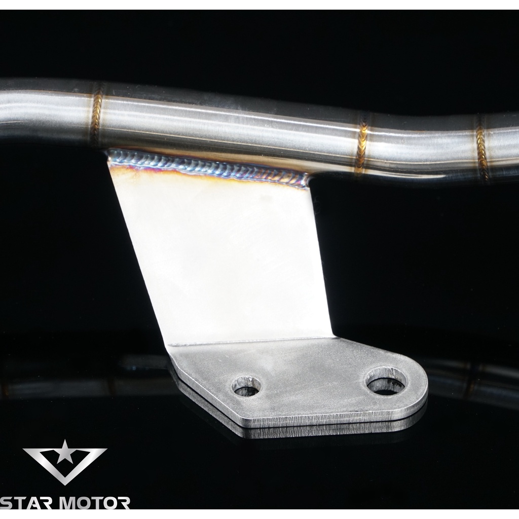 Tay xách inox 304 dành cho xe Sirius from vểnh - mối hàn mũi tên