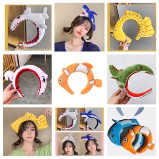 Băng đô, bờm cá mập ngoạm đầu cute