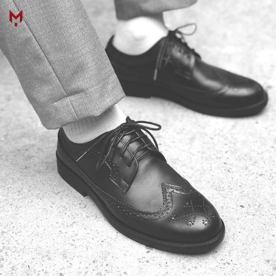 Wingtip Brogue Black