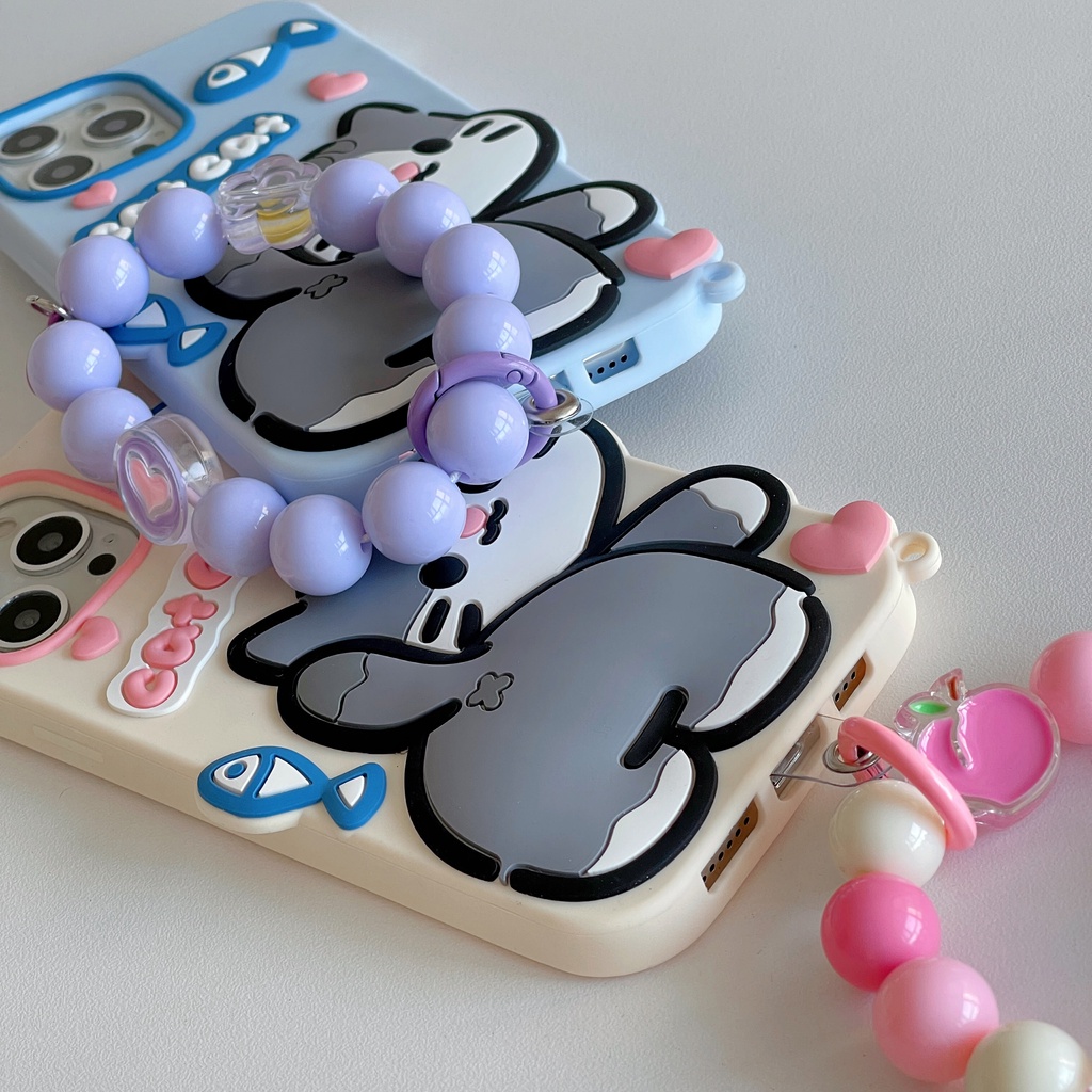 Ốp Điện Thoại Dẻo Họa Tiết Hoạt Hình Chú Mèo / Cá Dễ Thương Chống Rơi Cho iPhone 14 14PRO max 13 12PRO max 13pro max