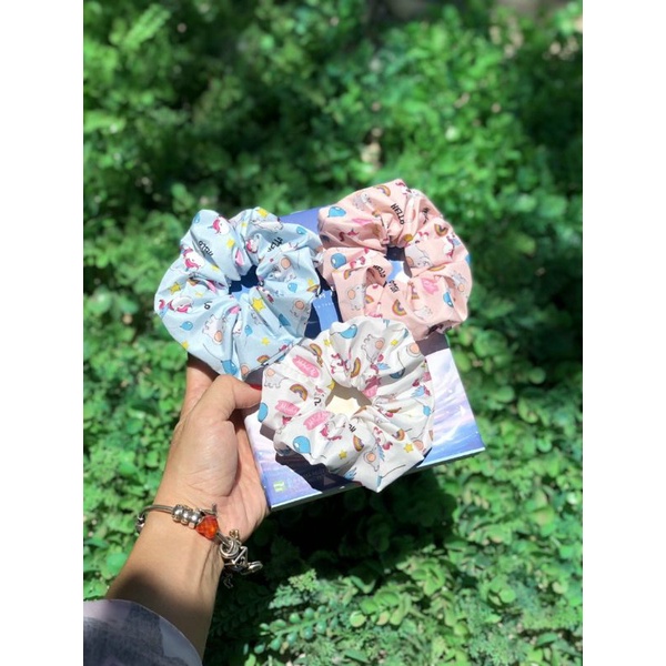 Scrunchies cột tóc Unicorn