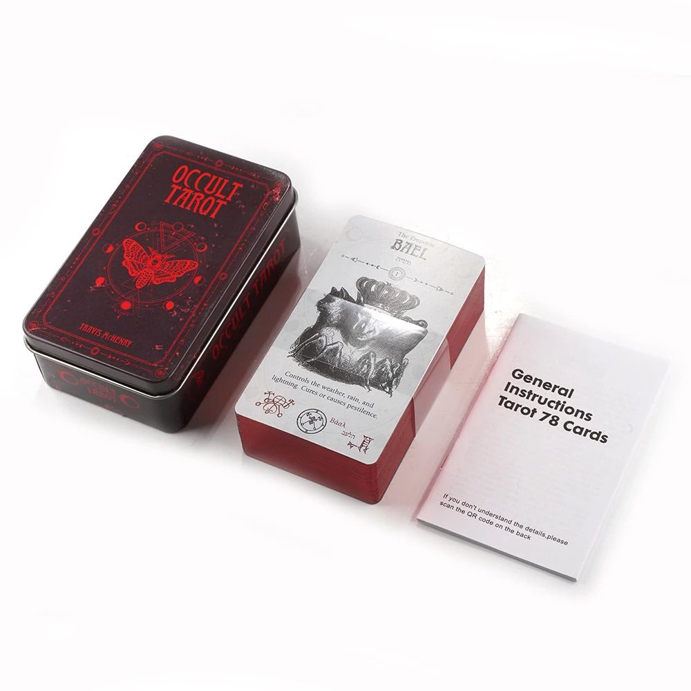Bộ Bài Occult Tarot Hộp Sắt Nifoki