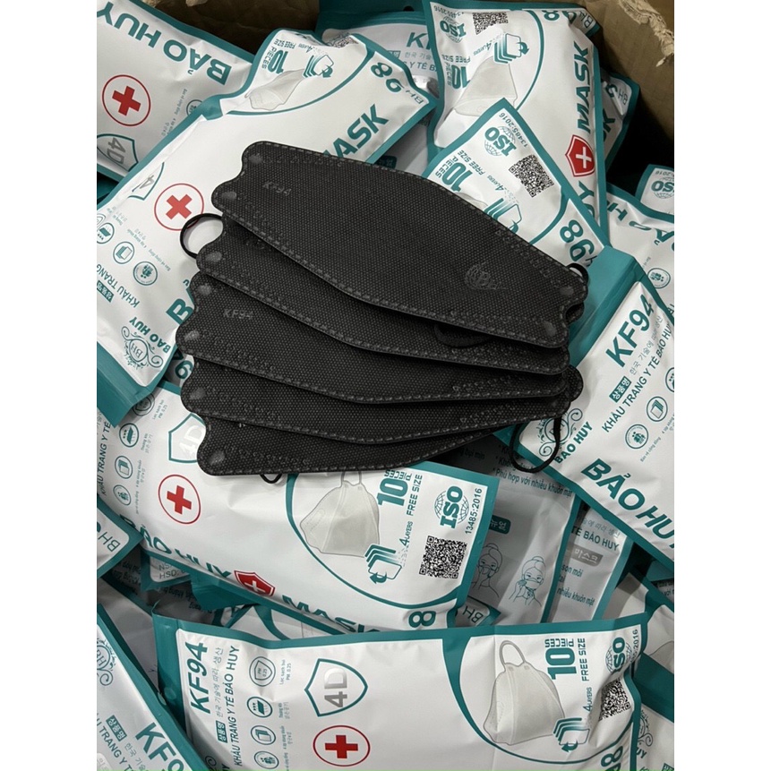 THÙNG 300 CHIẾC KHẨU TRANG KHÁNG KHUẨN 4D MASK BẢO HUY KF94
