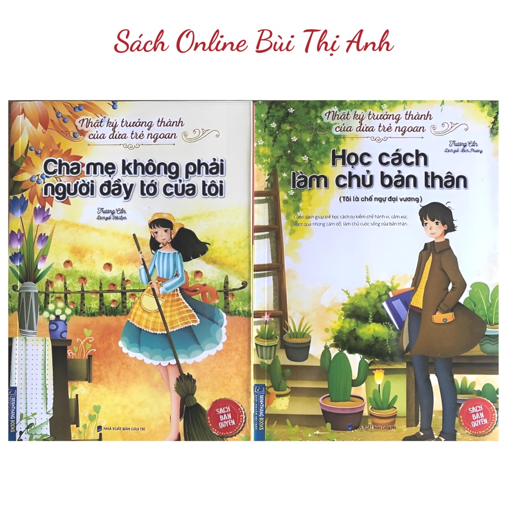 Sách - Combo hai cuốn Cha mẹ không phải người đầy tớ của tôi và Học cách làm chủ bản thân