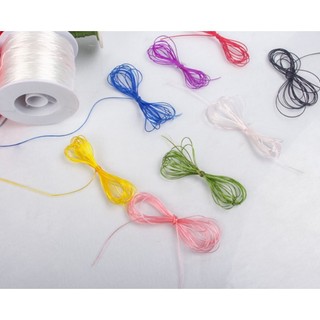 CUỘN DÂY XÂU CHUỖI HẠT CO GIÃN 0.8mm - 60m