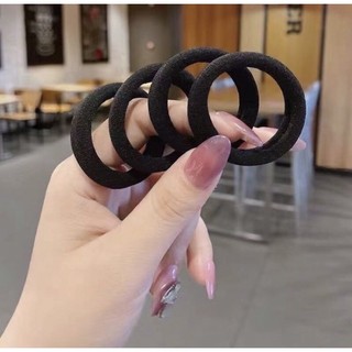 ( siêu rẻ ) combo 5 chun buộc tóc đen cực bền
