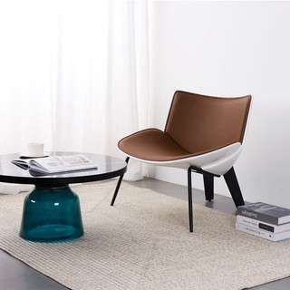 Ghế sofa thư giãn đọc sách lưng ốp gỗ nguyên khối, ghế sofa thư giãn bắc âu HT025