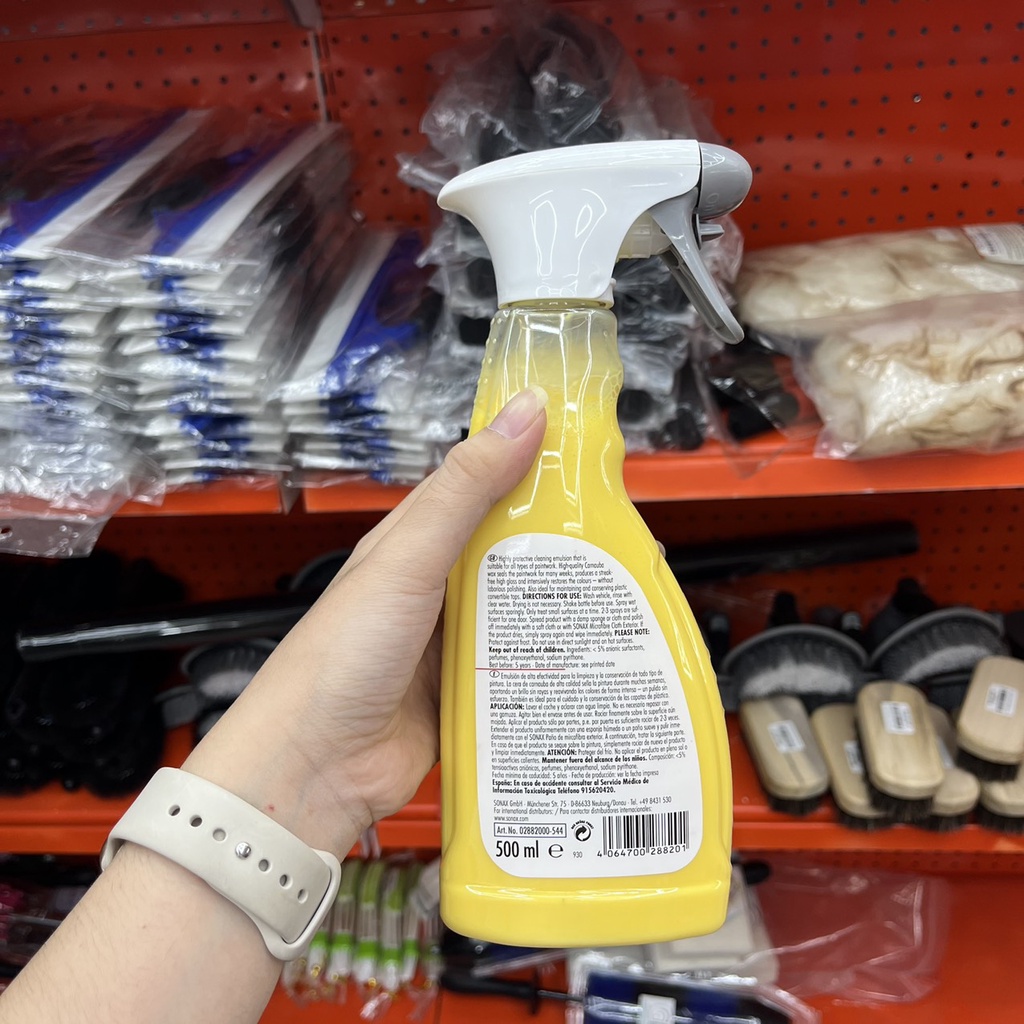 Chai Xịt Đánh Bóng Sơn Ướt Sonax High Speed Wax 500ML 288200