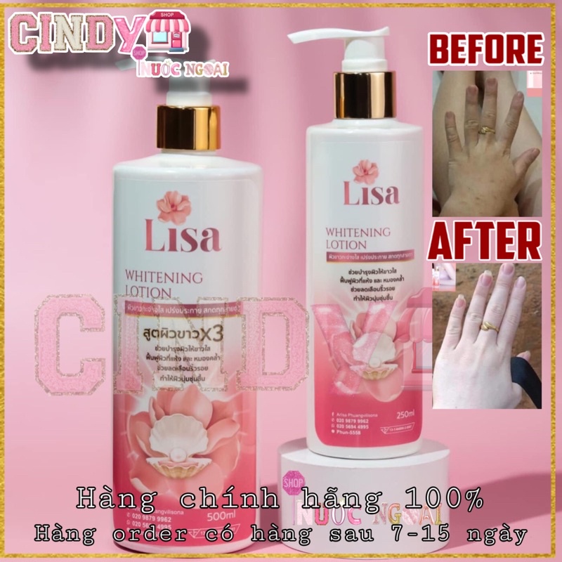 kem dưỡng trắng da Lisa whitening lotion speed white X3