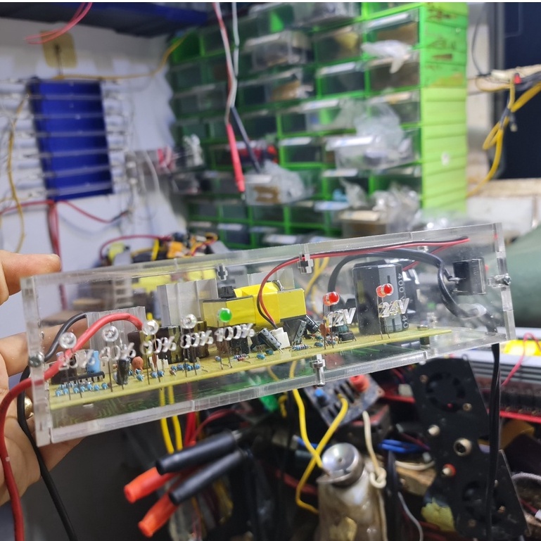 Sạc Acquy Tự Động 12V - 24V Sạc Bình  Từ 50Ah - 200Ah