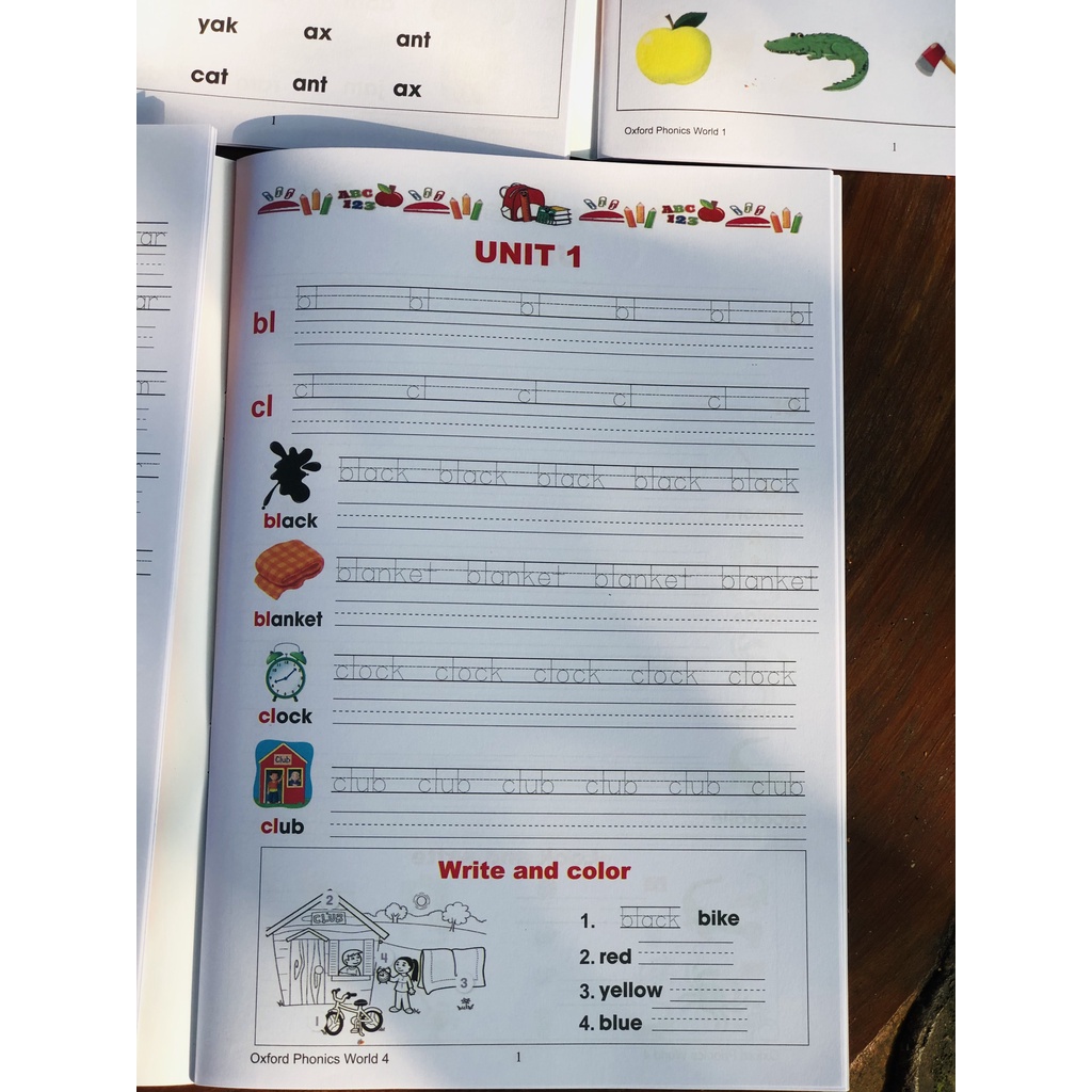 Vở viết Oxford phonics world 12345