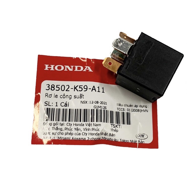 Rờ le đề 5 chân   Vario 125/ Click 125/ AB 125 / LEAD125 / SH MODE / PCX  / SHVN 2012 /SHVN 2017