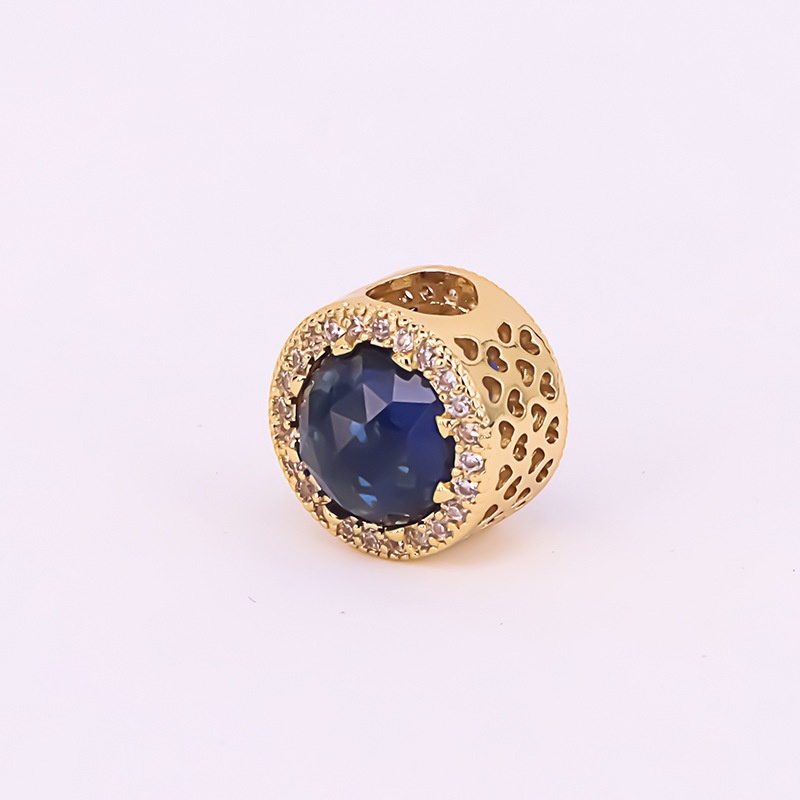 Charm Charmolet Tea - Đá mắt mèo đủ màu mạ điện cao cấp bạc Thái 2022 -