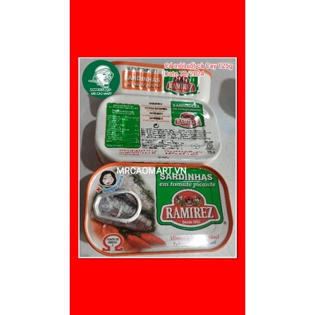 Cá mòi sốt cà cay Ramirez 125g