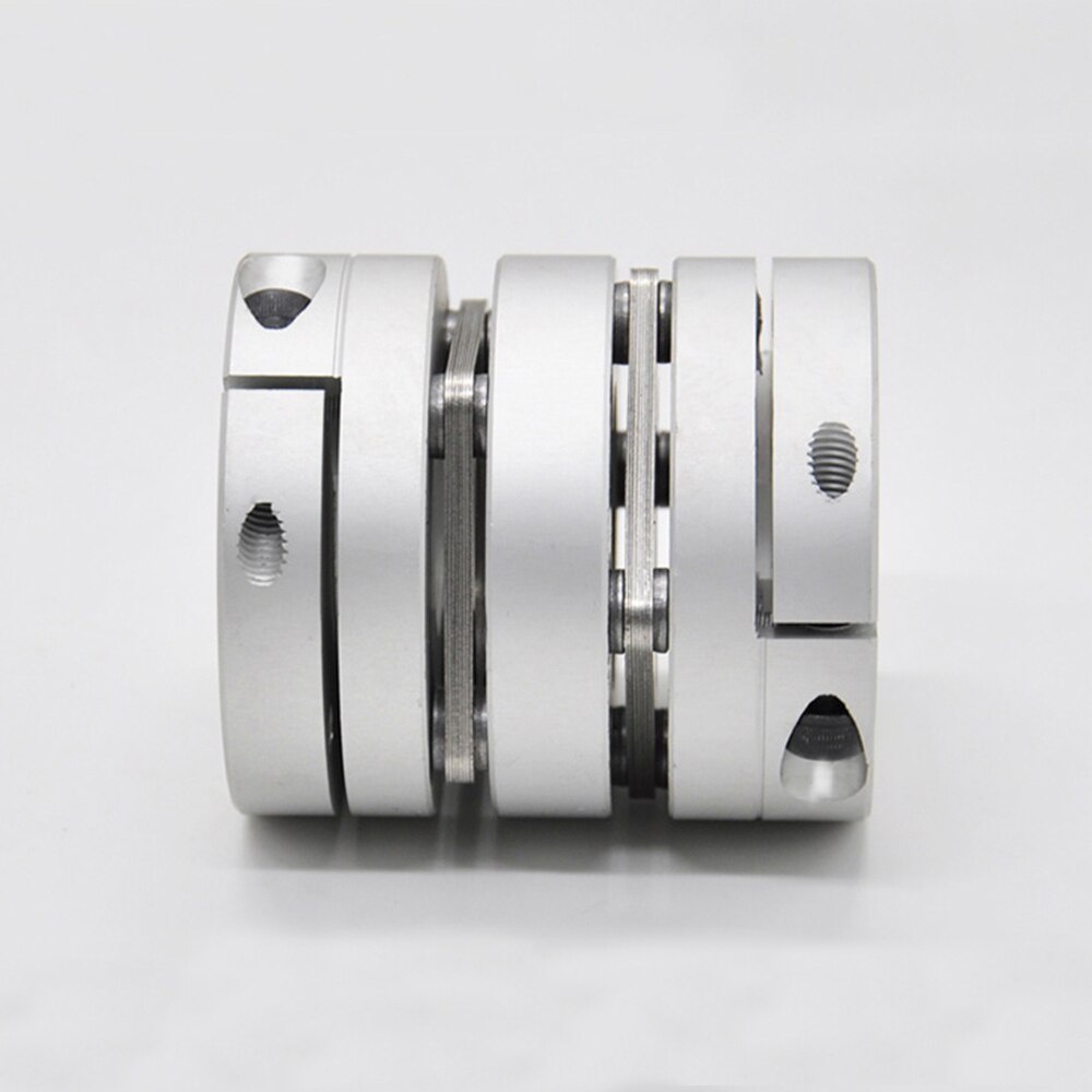 1 cái Hợp kim nhôm D26L35 khớp nối màng kép đầu nối đàn hồi D26mm L35mm trục vít bi bước mã hóa động cơ servo máy tính