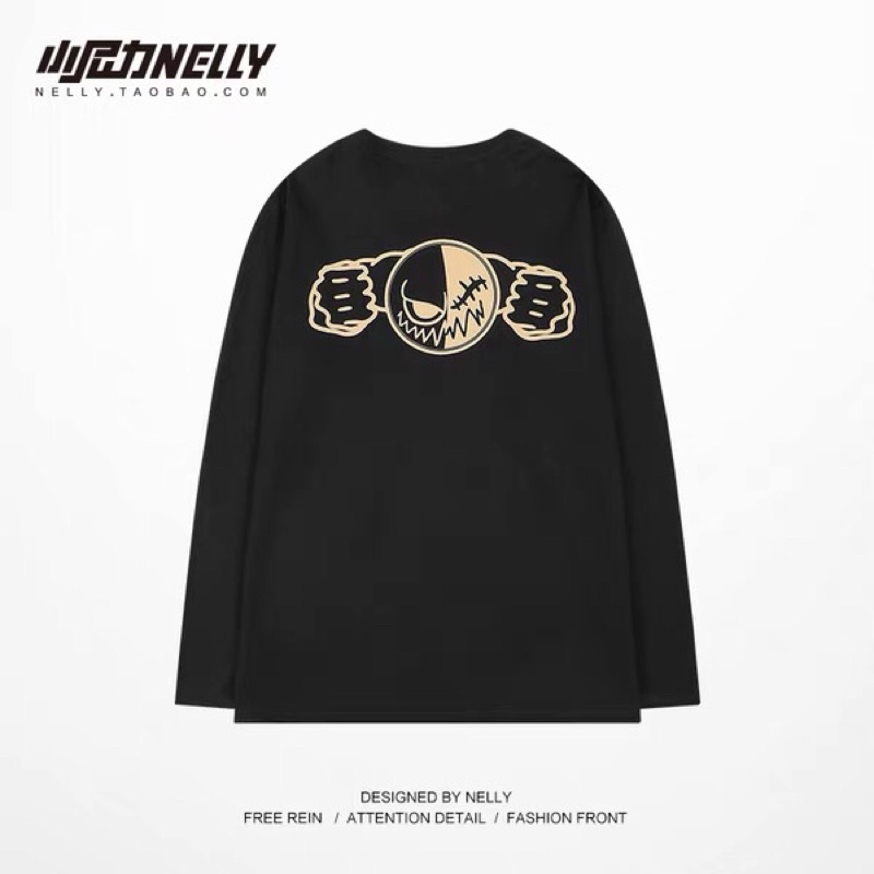 Áo phông nelly heybig dài tay sale  2 nắm tay